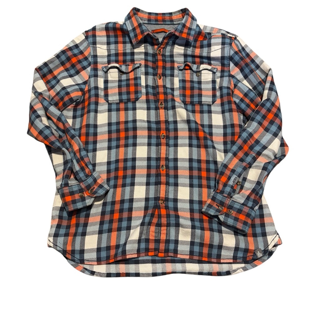 The North Face XL Plaid Long Sleeve Button Up Flannel Shirt